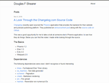 Tablet Screenshot of douglasfshearer.com